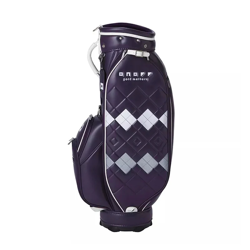 ONOFF OB7923 8.5" Women's Caddie Bag (Purple/White) - Image 3