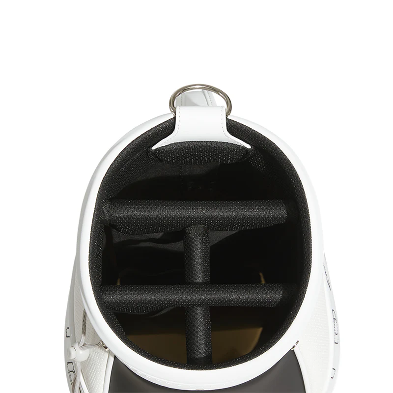 ADIDAS 8.5" 3-Stripes Women's Cart Bag (White/Black) - Image 3