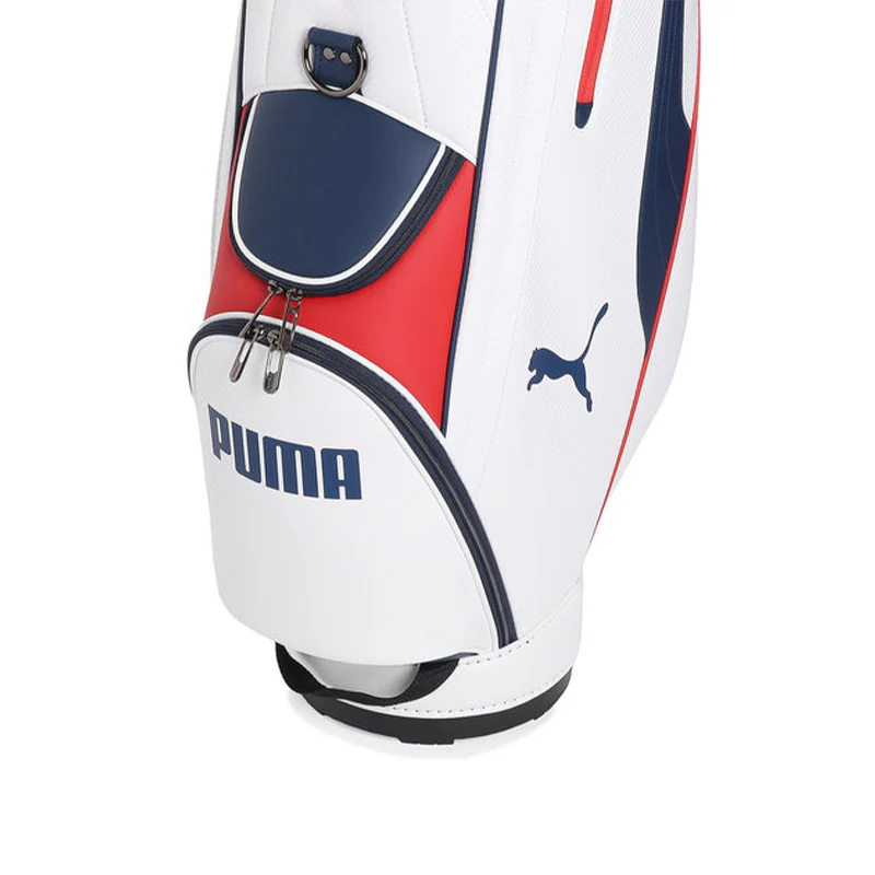 PUMA 9" ALPHACAT Nitro Caddy Bag (White/Red/Navy) - Image 4