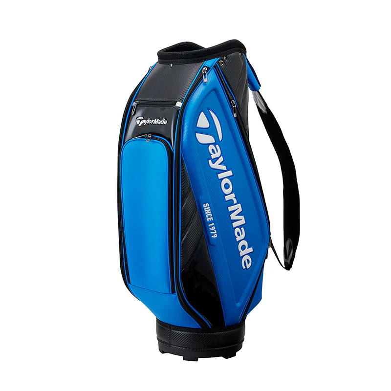 TAYLORMADE 9.5" Auth-Tech Cart Bag (Black/Red) - Image 2