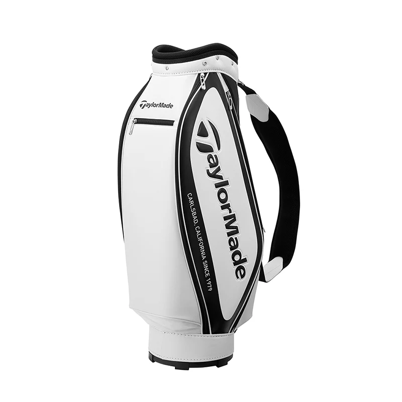 TAYLORMADE TM24 9" True-Lite Cart Bag (White/Black) - Image 2