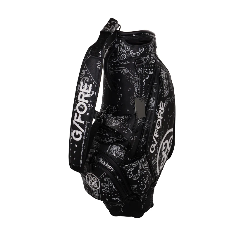 GFORE Saffiano Boro Tour Caddie Bag (Onyx)