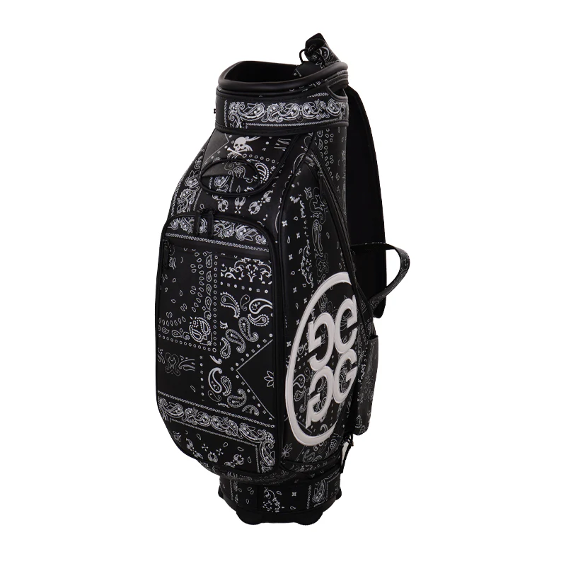 GFORE Saffiano Boro Tour Caddie Bag (Onyx) - Image 2