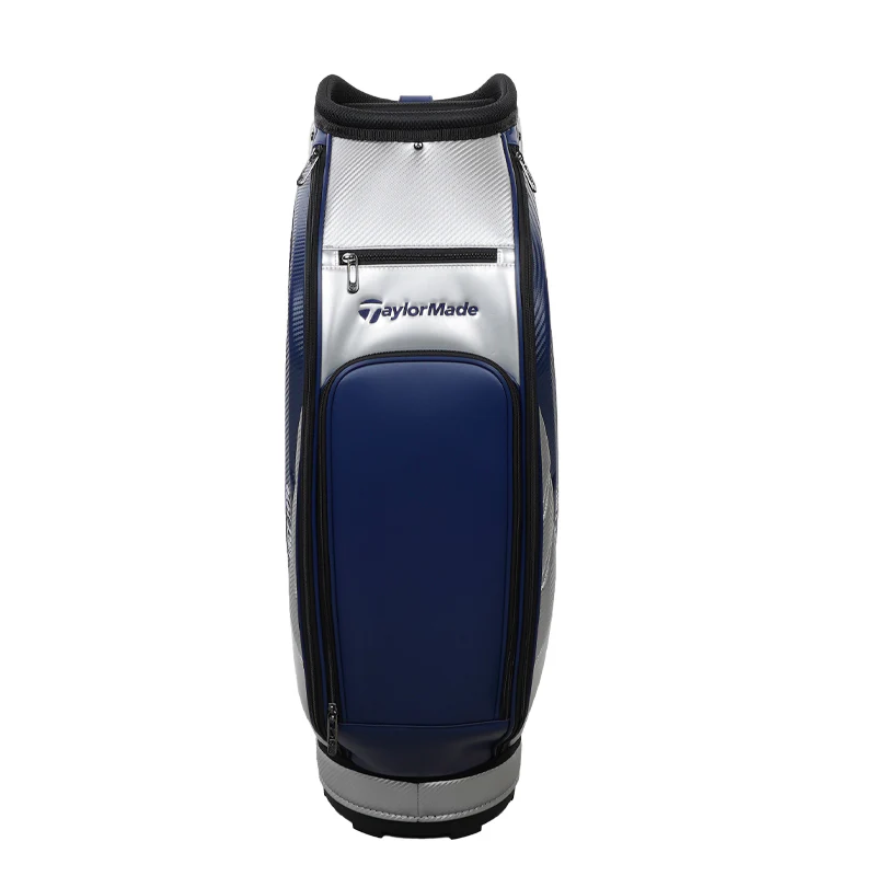 TAYLORMADE 9.5" Auth-Tech Cart Bag (Silver/Navy) - Image 3