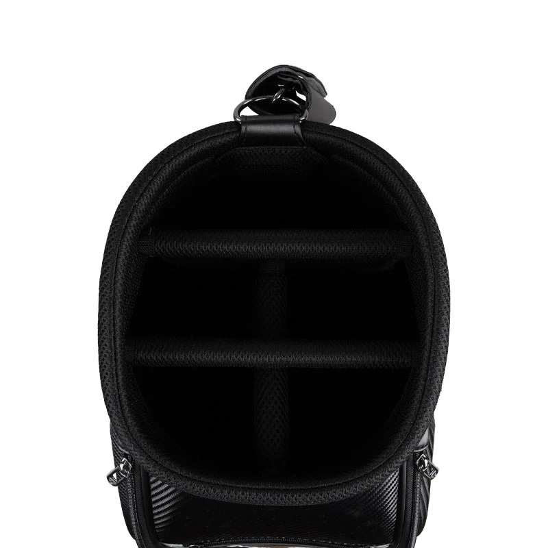 TAYLORMADE 9.5" Auth-Tech Cart Bag (Black/Grey) - Image 4