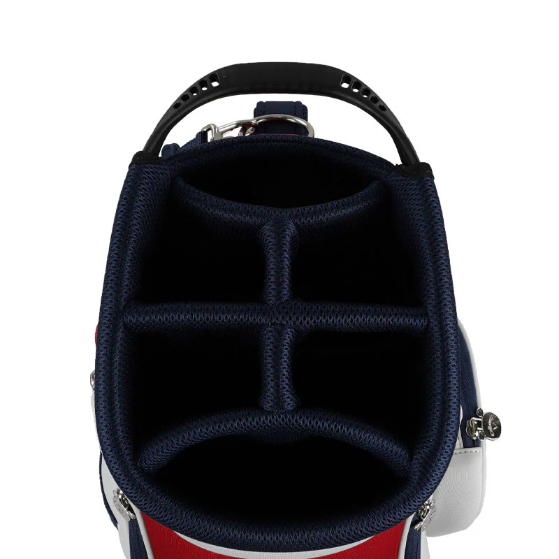 CALLAWAY 9" Bear Cart Bag (Grey/Navy/Red) - Image 4