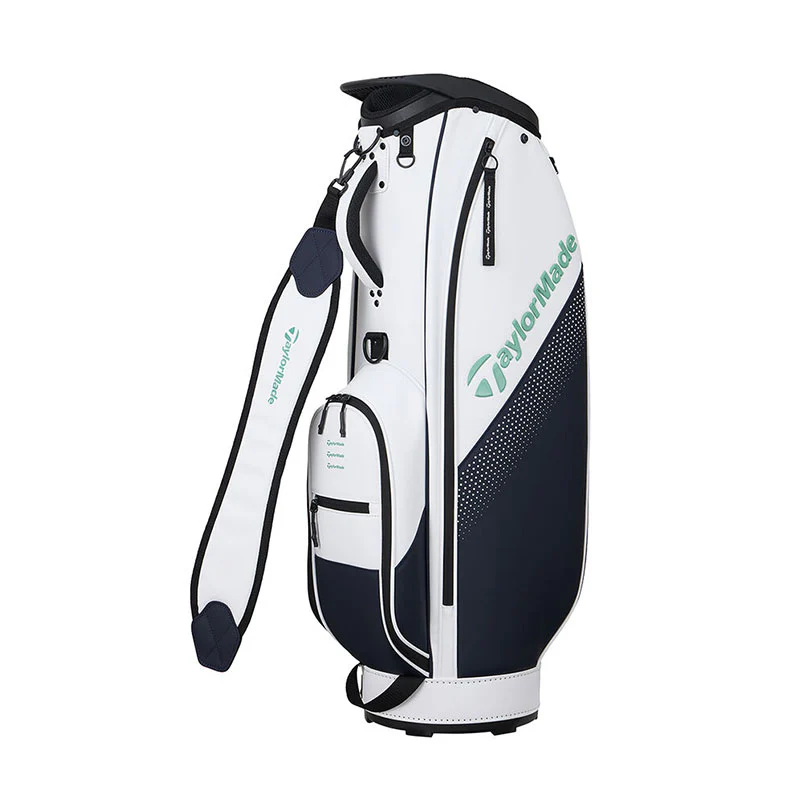 TAYLORMADE 9.5" Concept One Cart Bag (White/Navy)