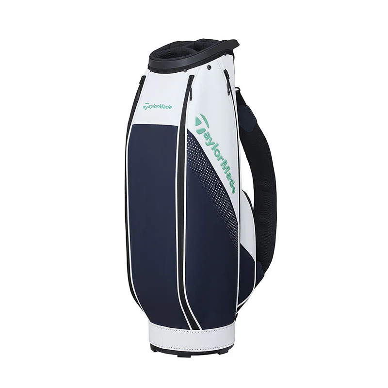 TAYLORMADE 9.5" Concept One Cart Bag (White/Navy) - Image 2