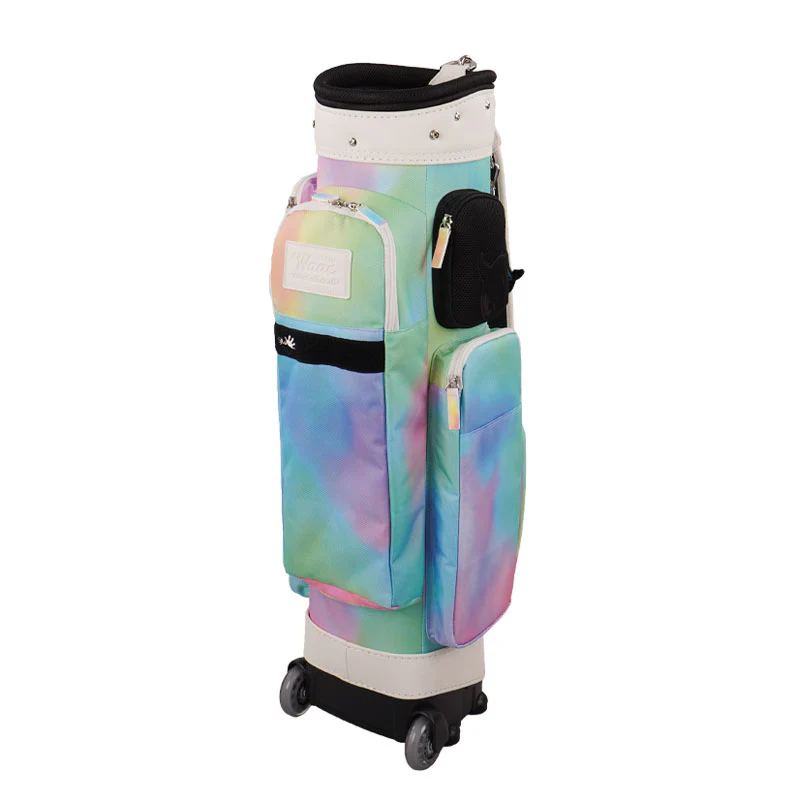 WAAC 9" 2-Wheel Women's Caddie Bag (Multi) - Image 2