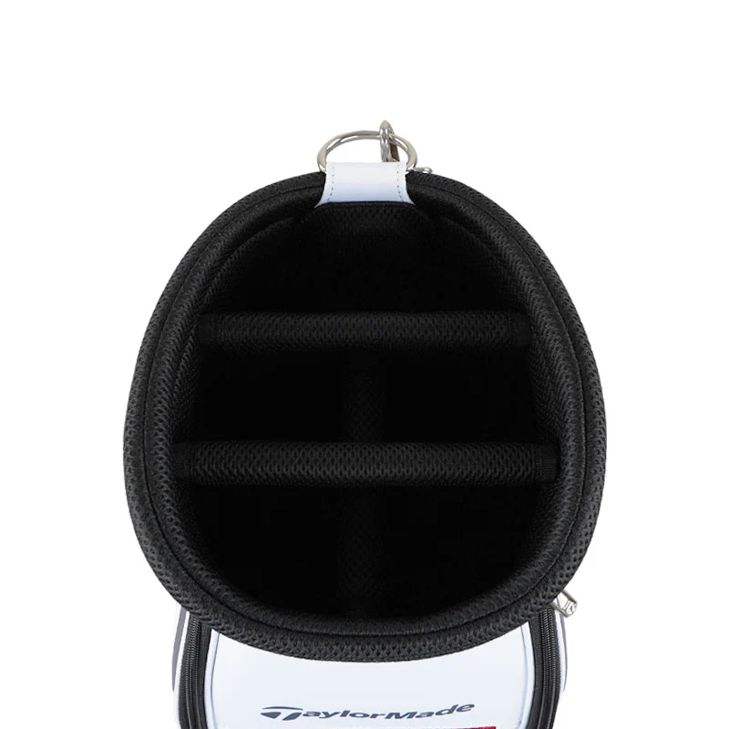 TAYLORMADE TM24 9" True-Lite Cart Bag (White/Navy/Red) - Image 4
