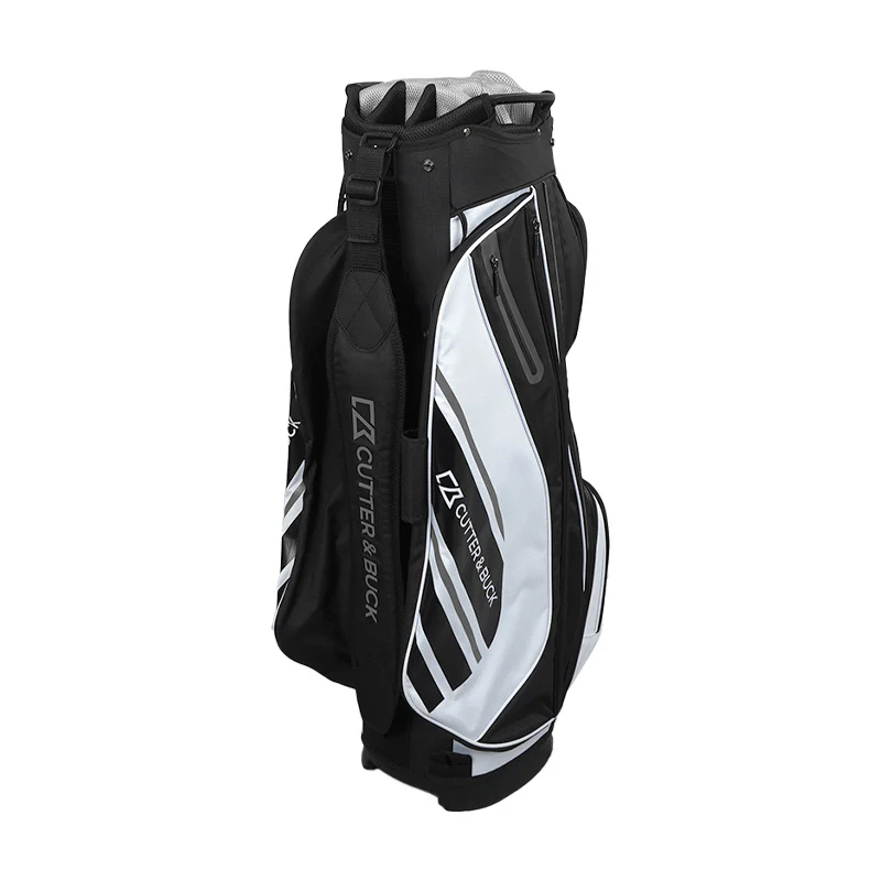 CUTTER & BUCK 9" Cart Bag (Black/White) - Image 2