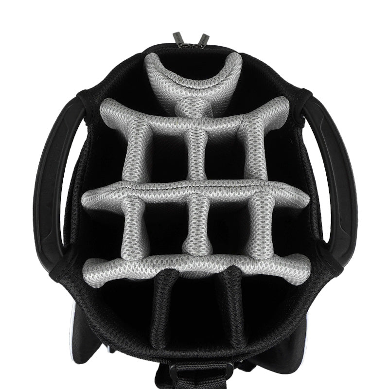 CUTTER & BUCK 9" Cart Bag (Black/White) - Image 4