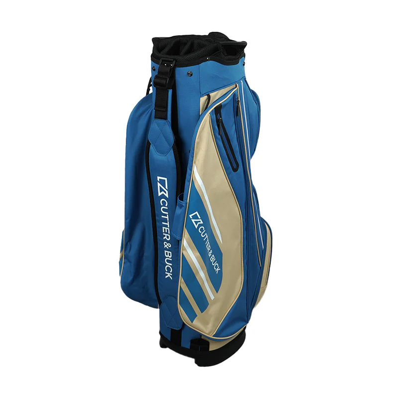 CUTTER & BUCK 9" Cart Bag (Blue/Beige) - Image 2
