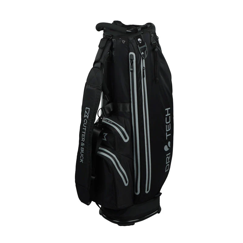 CUTTER & BUCK 9741-D 9" Waterproof Cart Bag (Black)
