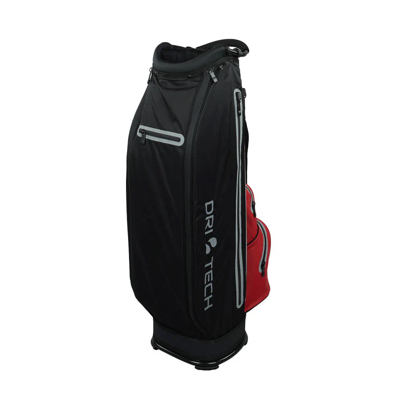 CUTTER & BUCK 9741-D 9" Waterproof Cart Bag (Black/Red) - Image 2