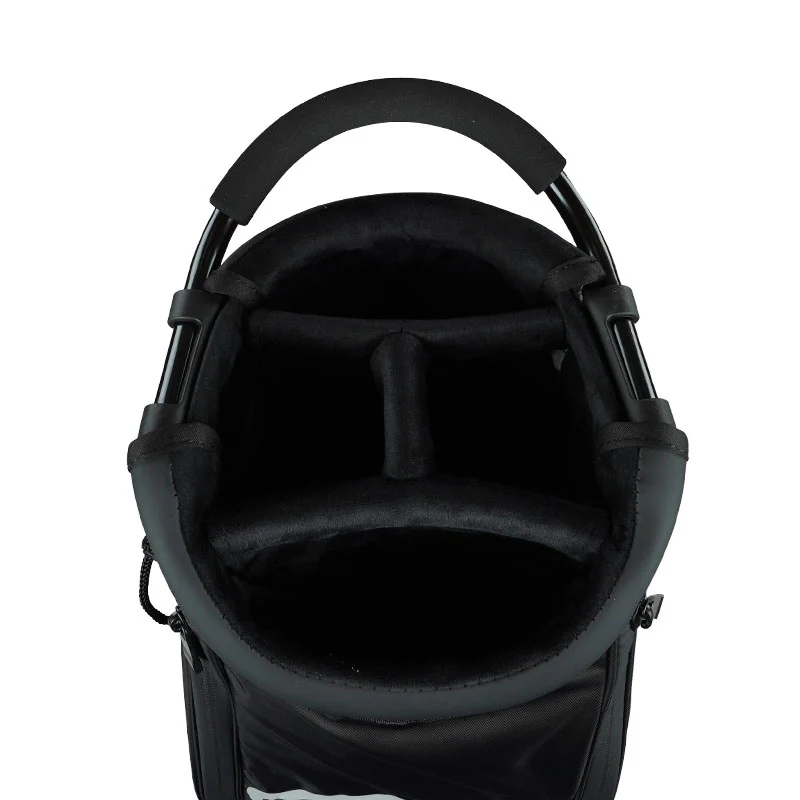 CUTTER & BUCK 9741-D 9" Waterproof Cart Bag (Black/Red) - Image 4