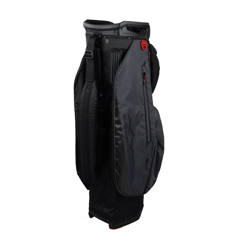 SUN MOUNTAIN 9" C130 Sync Cart Bag (Black/Steel/Red) - Image 2