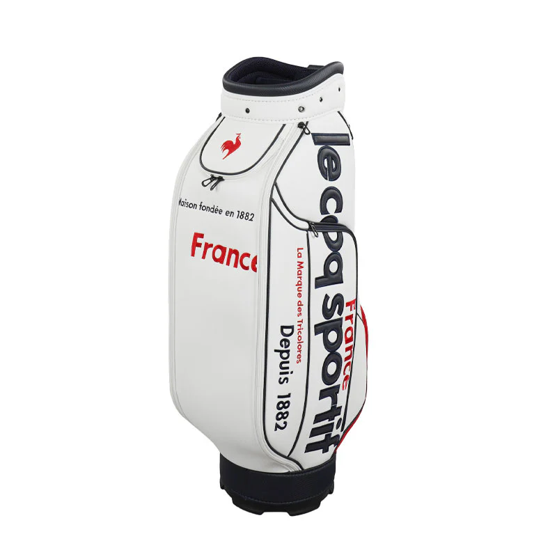 LE COQ SPORTIF GOLF 9.5" Caddie Bag (White) - Image 2