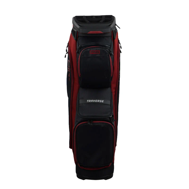 PING Traverse 244 Cart Bag (Black/Red) - Image 3