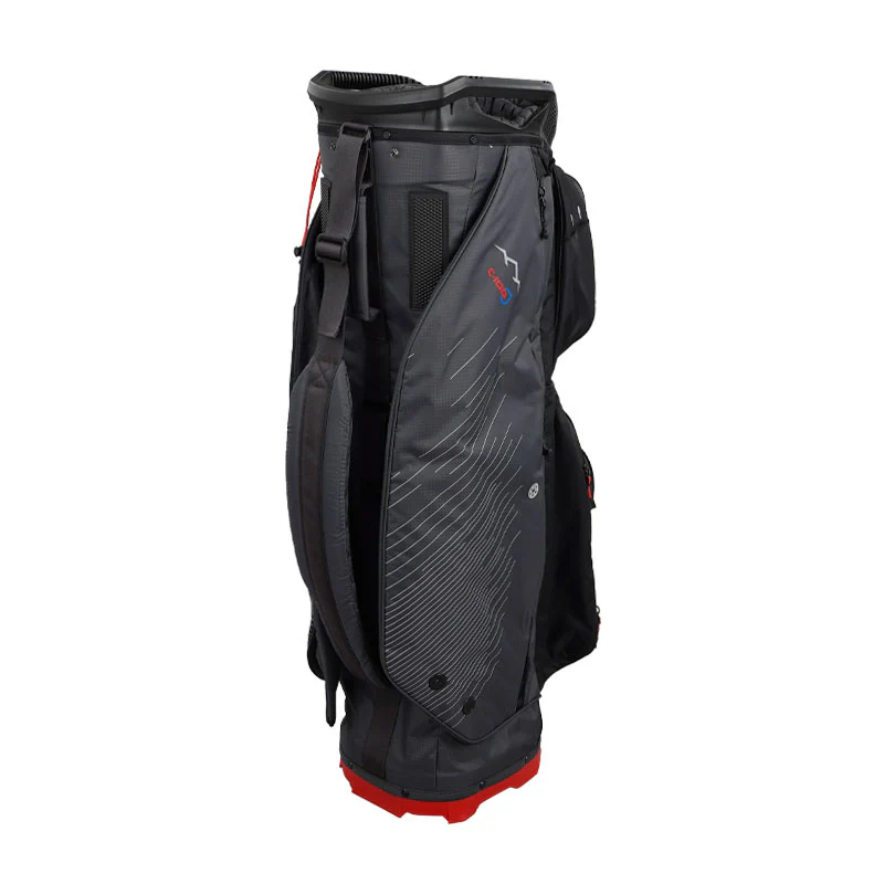 SUN MOUNTAIN C100 H2NO Cart Bag (Black/Grey/Red) - Image 2