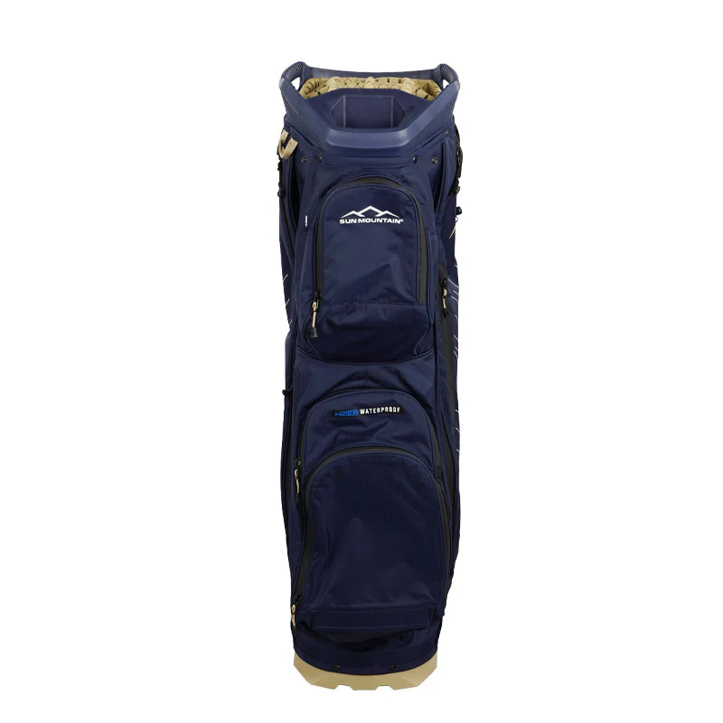SUN MOUNTAIN C100 H2NO Cart Bag (Navy/Gold/White) - Image 3