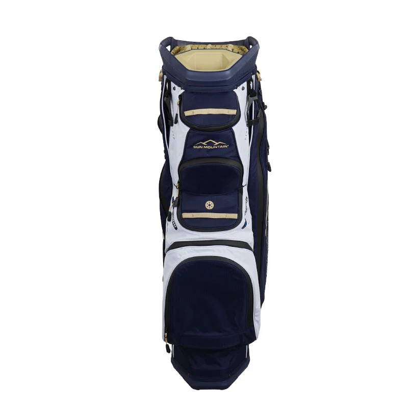 SUN MOUNTAIN 9" C130 H2NO 14-Way Cart Bag (Navy/White/Yellow) - Image 3