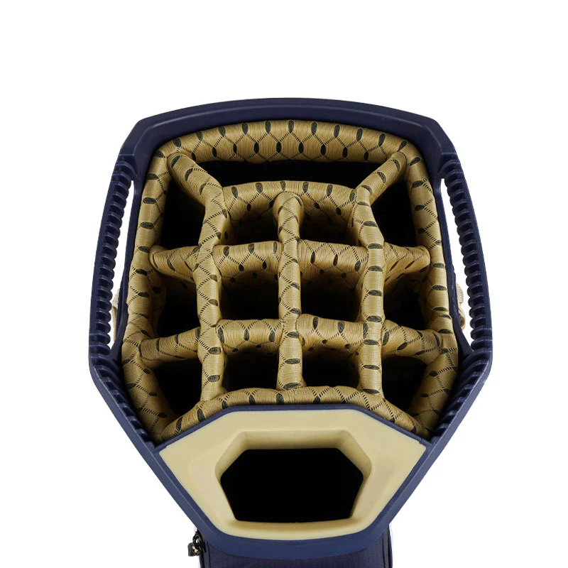 SUN MOUNTAIN 9" C130 H2NO 14-Way Cart Bag (Navy/White/Yellow) - Image 4