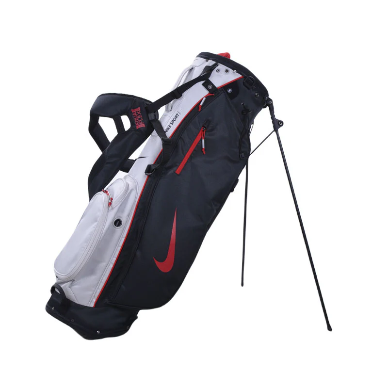 NIKE Sport Lite Stand Bag (Grey/Black/Red)