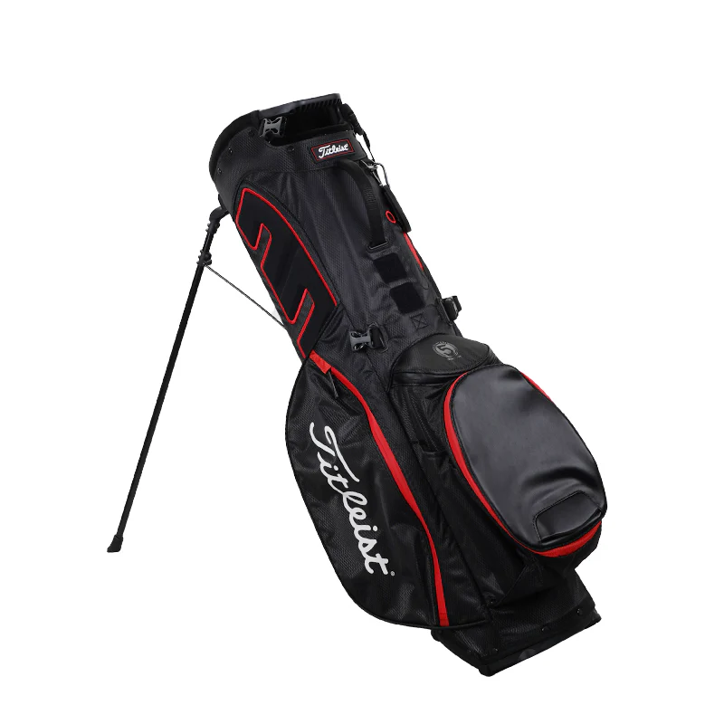 TITLEIST Players 5 StaDry Stand Bag (Black/Black/Red) - Image 2