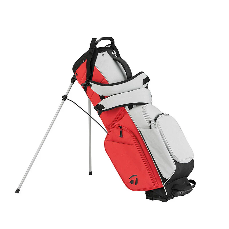 TAYLORMADE FlexTech Stand Bag (Silver/Red) - Image 2