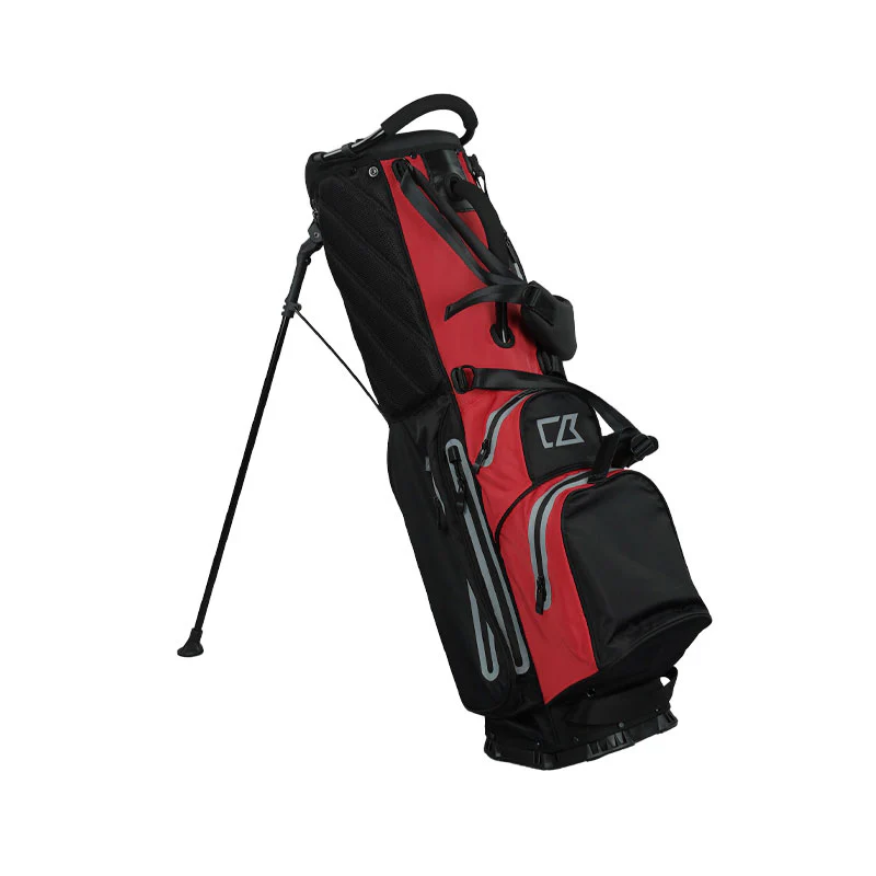 CUTTER & BUCK 9S0464 Waterproof Stand Bag (Black/Red) - Image 2