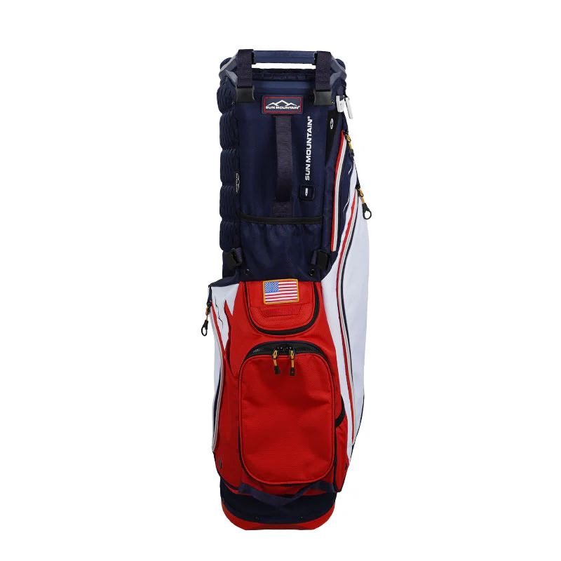 SUN MOUNTAIN 8.75" Eclipse E-3.5 14-Way Stand Bag (Navy/Red/White) - Image 3
