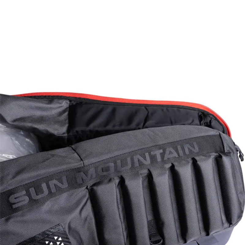 SUN MOUNTAIN Kube Travel Cover (Steel/Black/Red) - Image 4