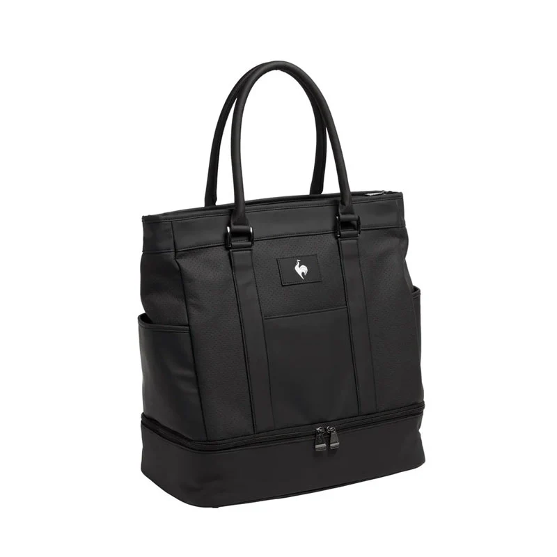 LE COQ SPORTIF GOLF Two-Layer Tote Boston Bag (Black)