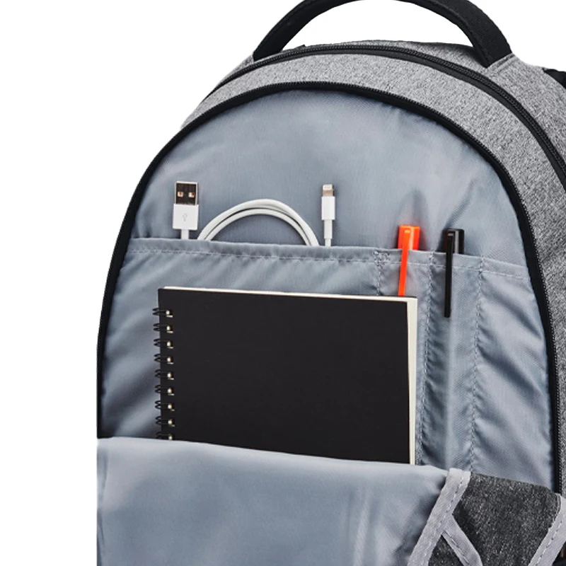UNDER ARMOUR Hustle 5.0 Backpack (Black/Graphite/Black) - Image 3