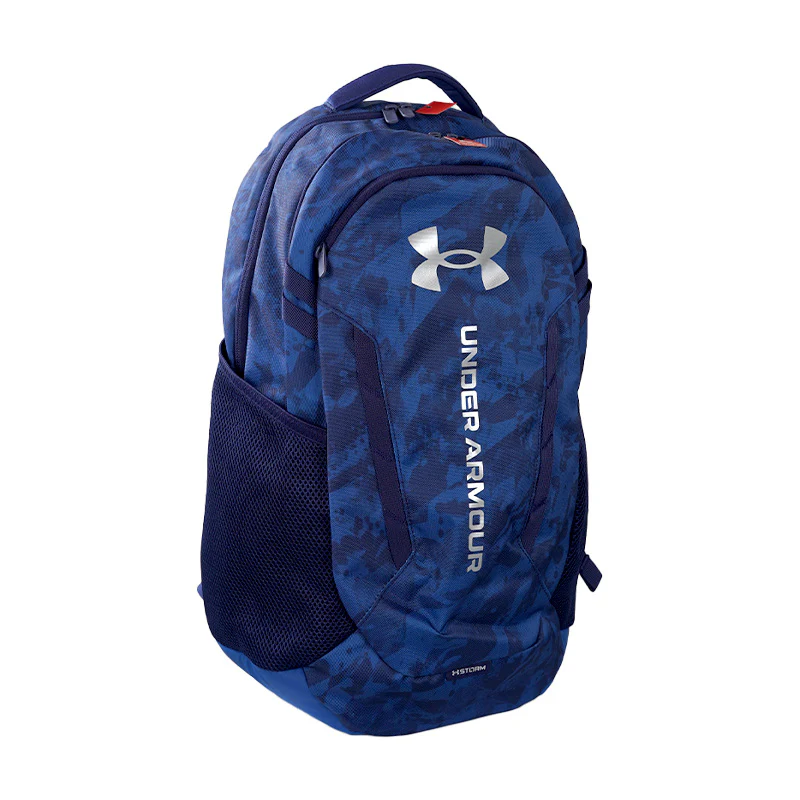 UNDER ARMOUR Hustle 6.0 Backpack (Blue/Navy/Silver)