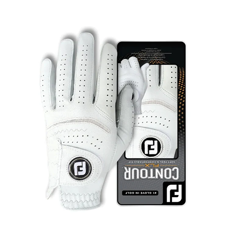 FOOTJOY Contour FLX Men's Leather Glove (Pearl) - Image 4
