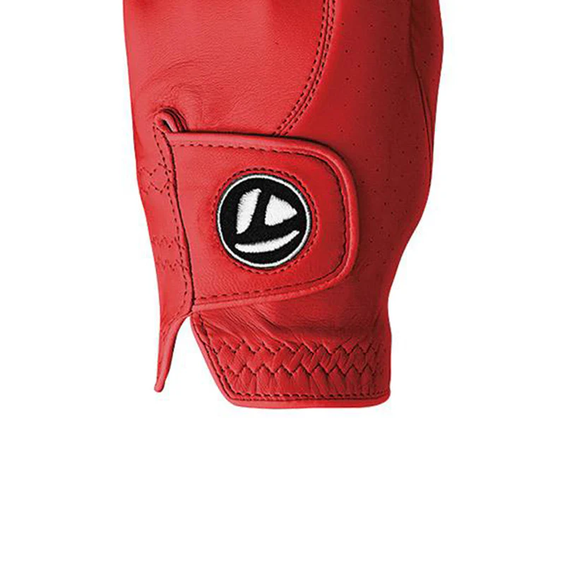 TAYLORMADE Tour Preferred Coloured Leather Men's Glove (Red) - Image 3