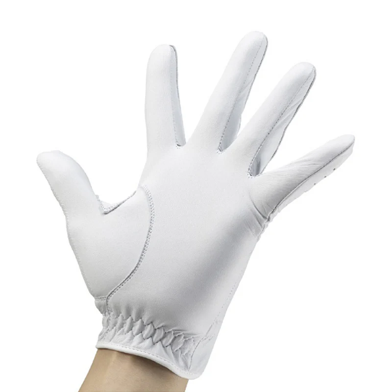MIZUNO Goat Men's Leather Glove (White) - Image 3