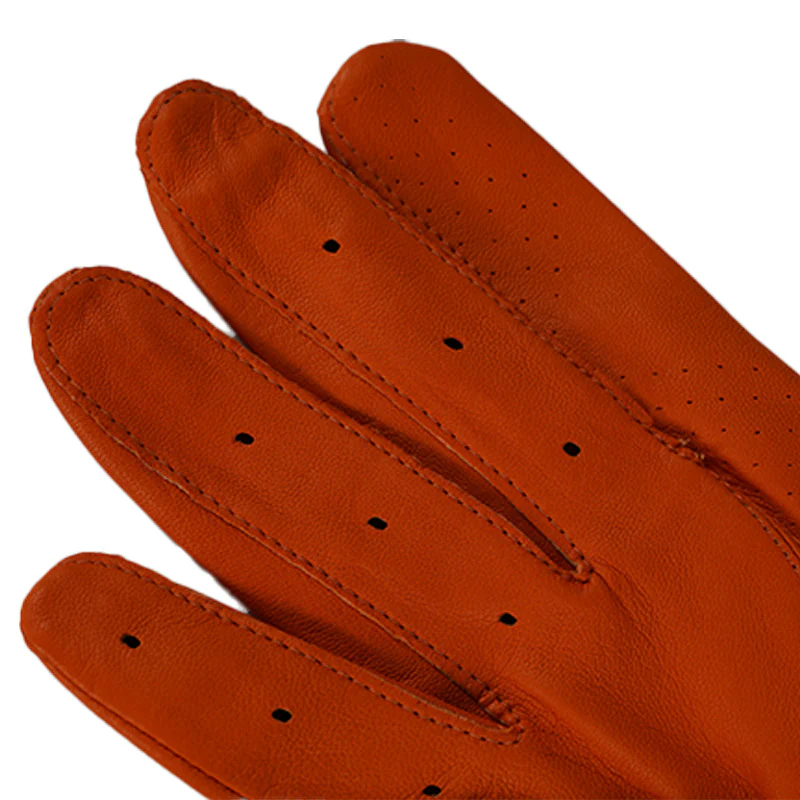 TAYLORMADE Tour Preferred Coloured Leather Men's Glove (Orange) - Image 3