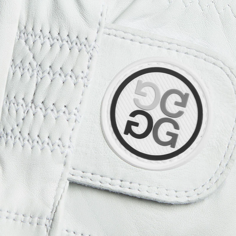 GFORE Signature Men's Leather Glove (Snow) - Image 3