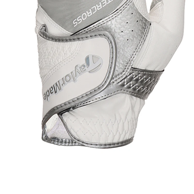 TAYLORMADE Intercross 6.0 All-Weather Men's Glove (White/Grey) - Image 4