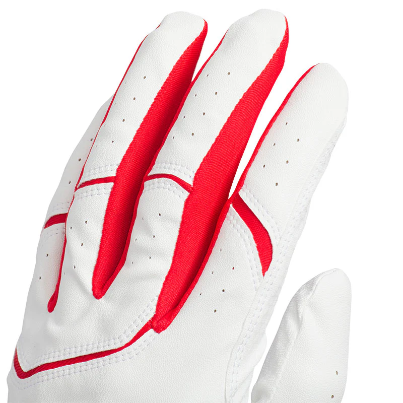 ADIDAS Non Slip 26 Men's All-Weather Glove (White/Red) - Image 4