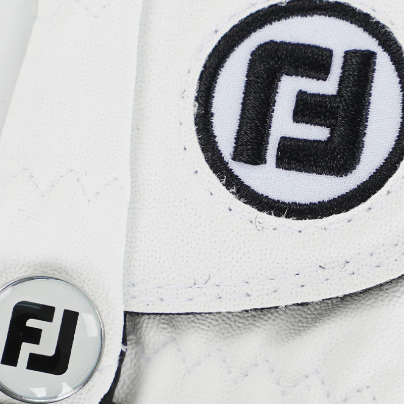 FOOTJOY Junior All-Weather Glove (White/Black) - Image 3