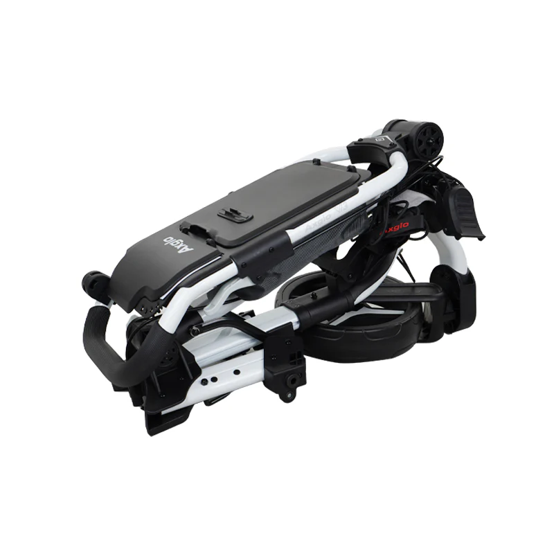 AXGLO Push Cart 3-Wheel Trolley (White/Grey) - Image 2