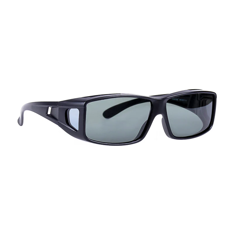NICKENT 8917 Fit On Matte Black Polarized Sunglasses
