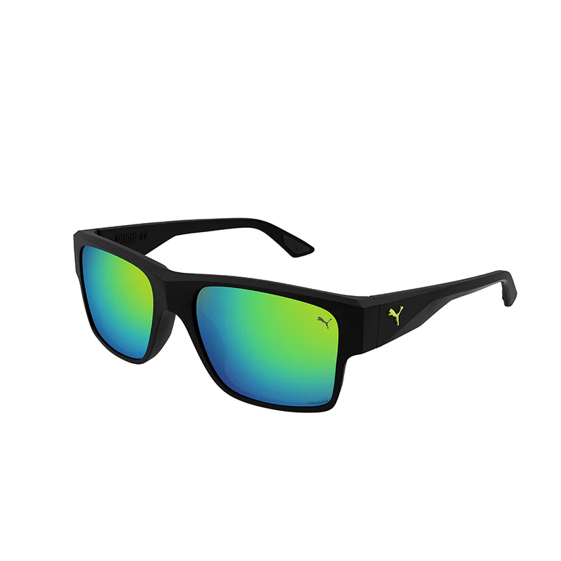 PUMA PU0403S Black/Black/Green Sunglasses - Image 2