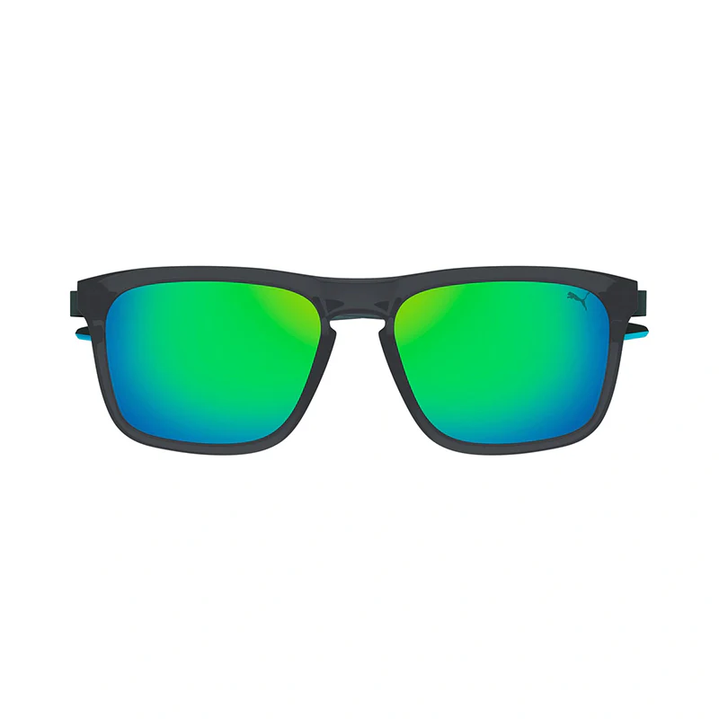 PUMA PU0376S Grey/Green/Green Sunglasses - Image 3