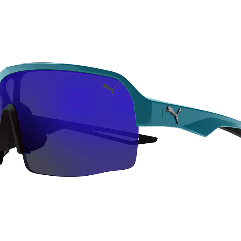 PUMA PU0399S Black/Green/Blue Sunglasses - Image 4