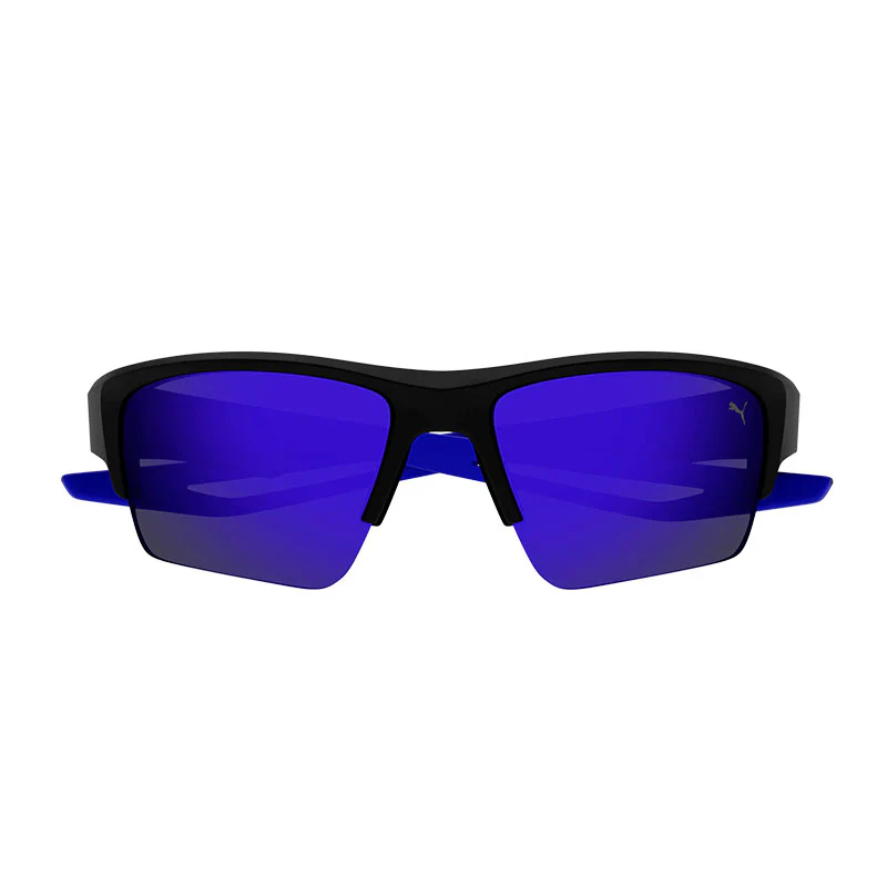 PUMA PU0400S Black/Black/Blue Sunglasses - Image 3